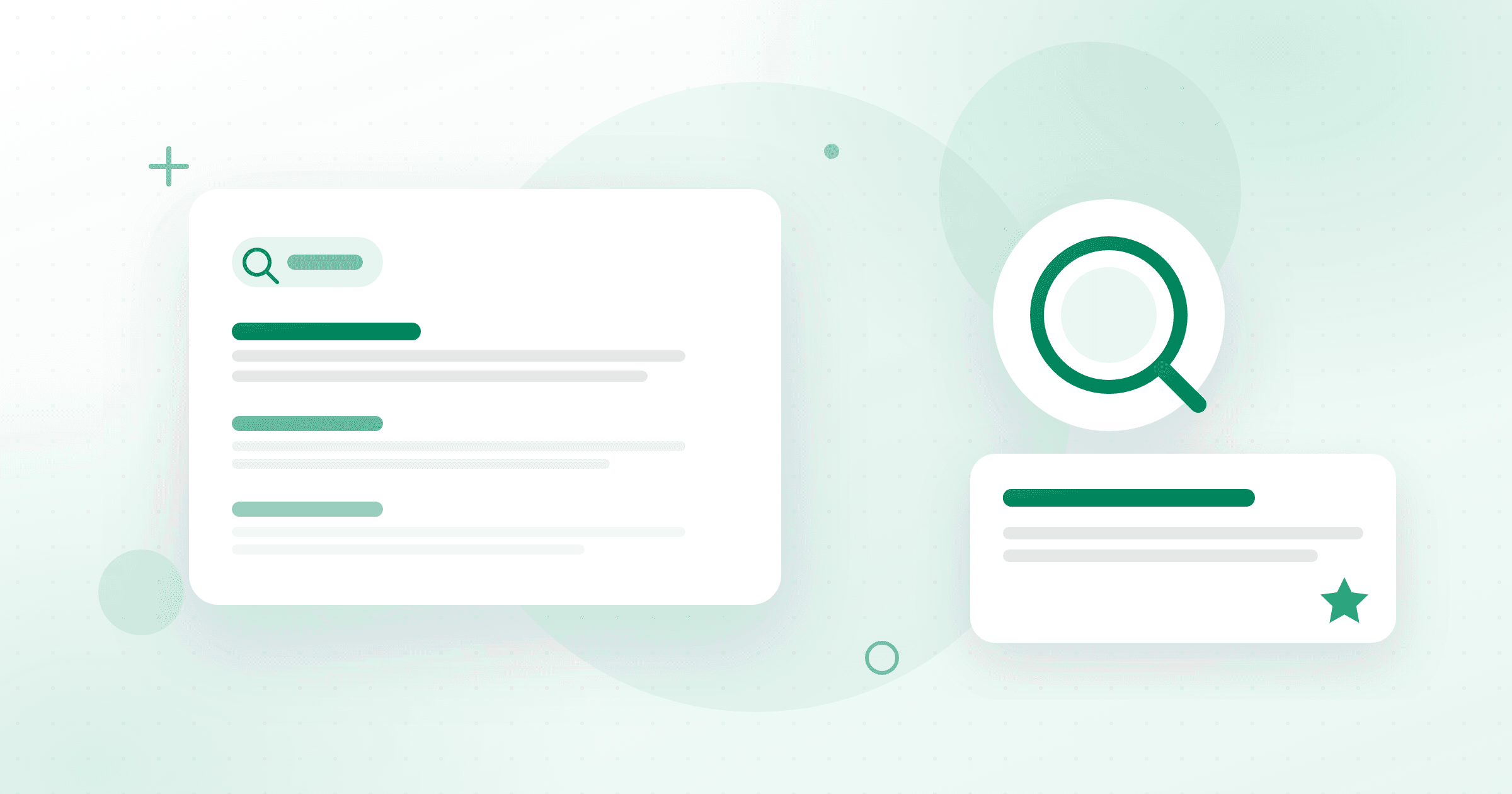 Illustrasjon av lokal søkemotoroptimalisering og Google-rangering